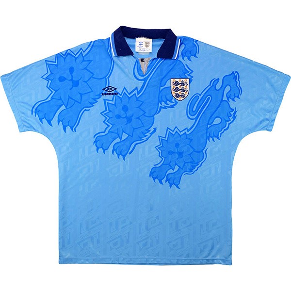 Camiseta Inglaterra 3ª Retro 1992 Azul